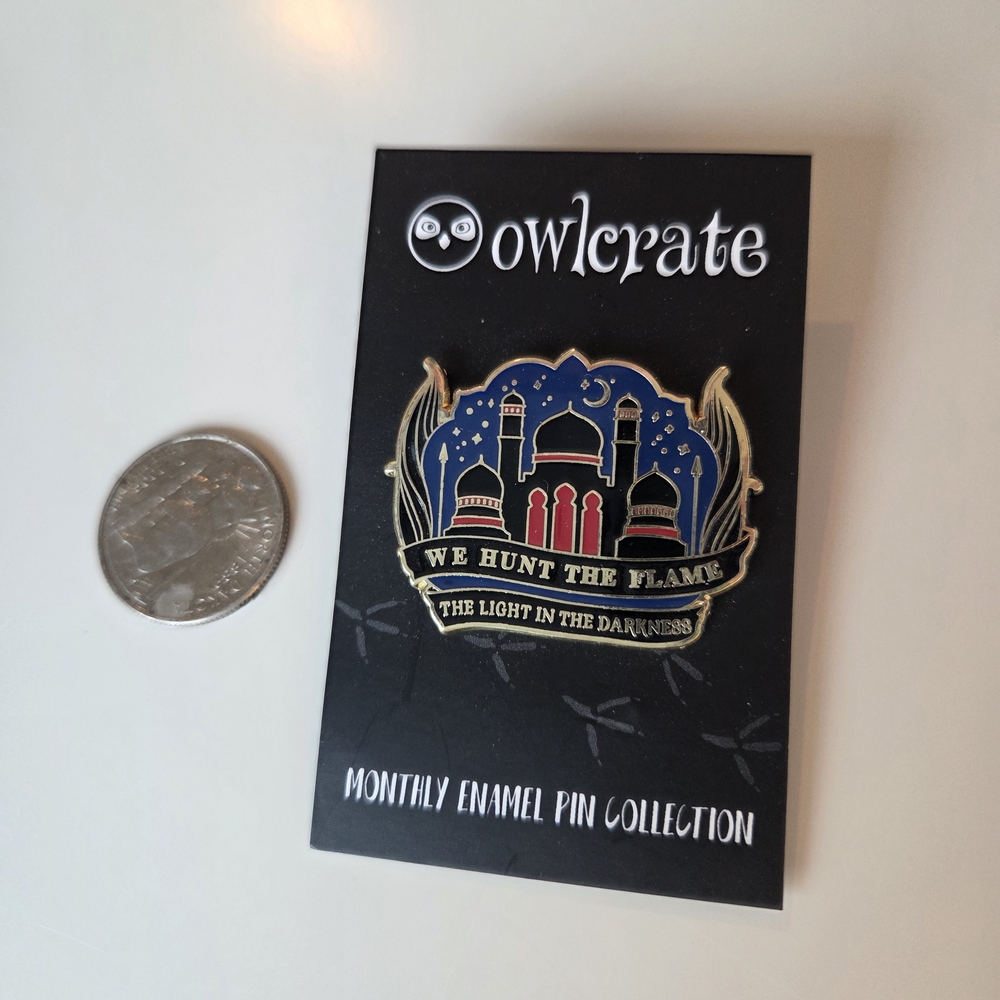 Owlcrate / Icey Designs - May 2019 Book Pin: Epic Adventures - We Hunt the Flame